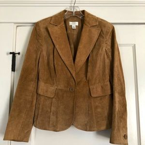 Ann Taylor LOFT Suede Blazer